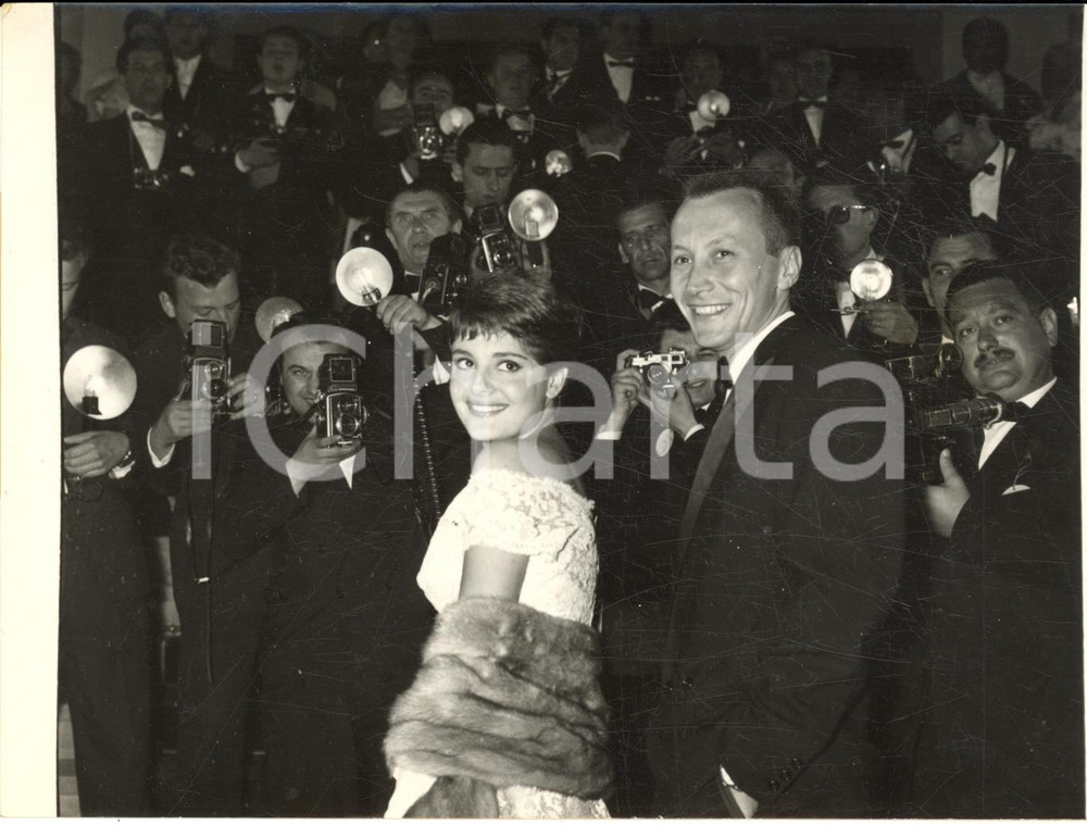 1958 Festival di CANNES Rossana PODESTÀ con il marito Marco VICARIO *Foto