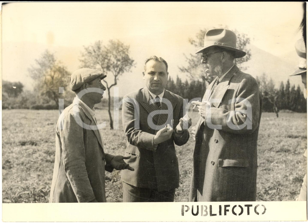 1953 CARINI MAFIA Comandante POLIZIA indaga sulla banda BADALAMENTI Foto 18x13