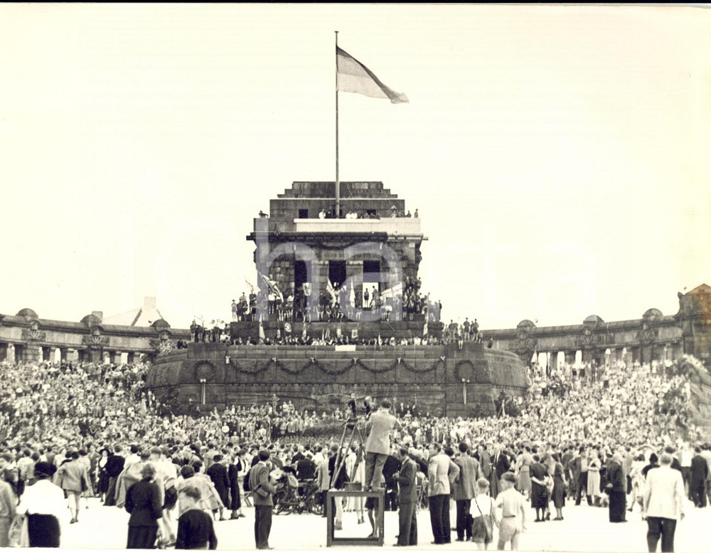 1953 KOBLENZ Monument to Kaiser Wilhelm I - Visit of Theodor HEUSS - Photo 20x15