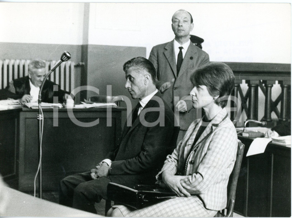 1964 IMPERIA Processo OMICIDIO DEL BITTER - Renata LUALDI e Renzo FERRARI *Foto