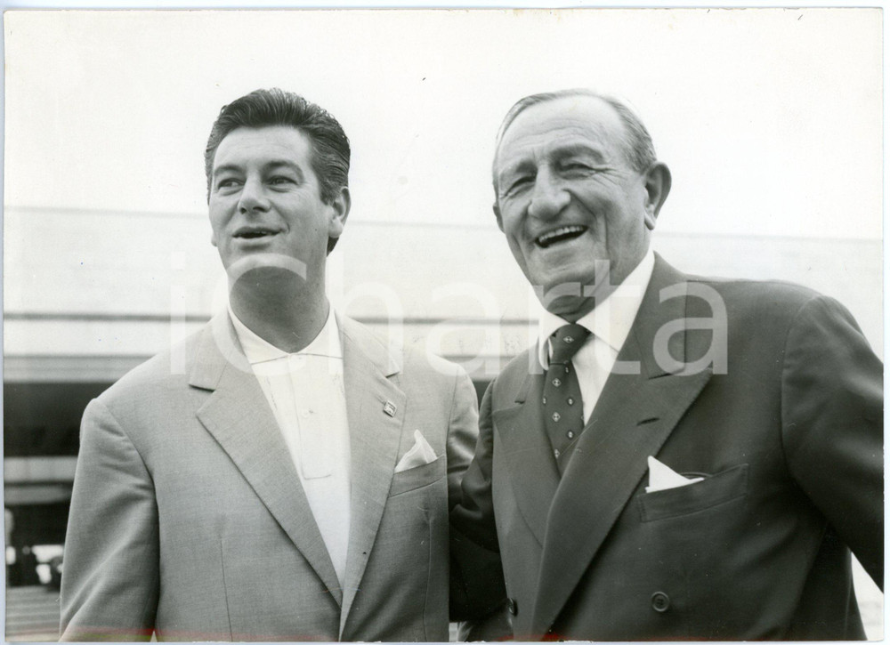 1959 VENEZIA XX Mostra del Cinema - Arrivo di José SUÁREZ e Carmine GALLONE