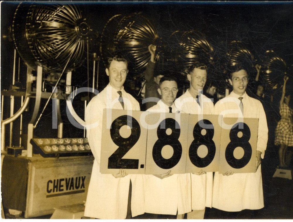 1961 PARIS Lotérie Nationale GRAND PRIX DE PARIS - Le numéro gagnant *Photo