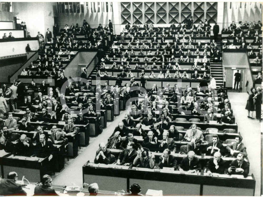 1964 GENEVE Palais des Nations - KENNEDY ROUND - Veduta dell'assemblea *Foto