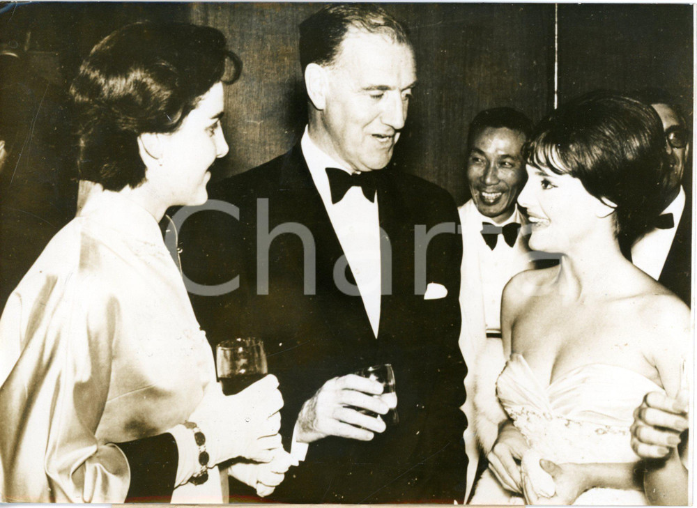 1959 HONG KONG Italian Film Festival - Rossana PODESTÀ with Robert BLACK *Photo