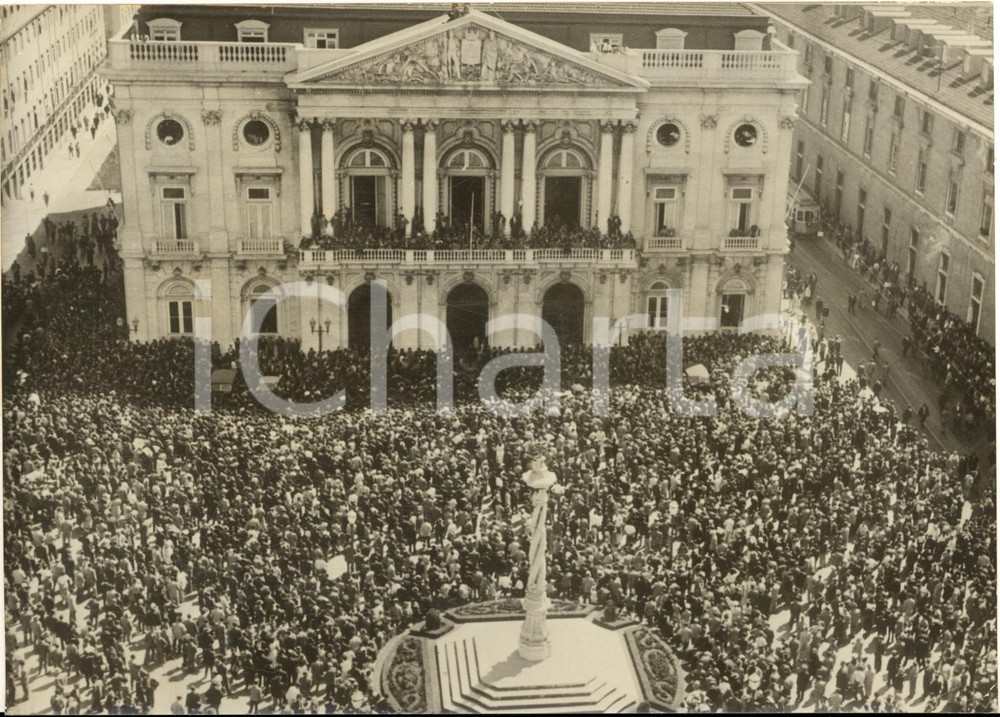 1960 ca (1961) GOA (INDIA) Veduta di una manifestazione di piazza - Foto 18x13