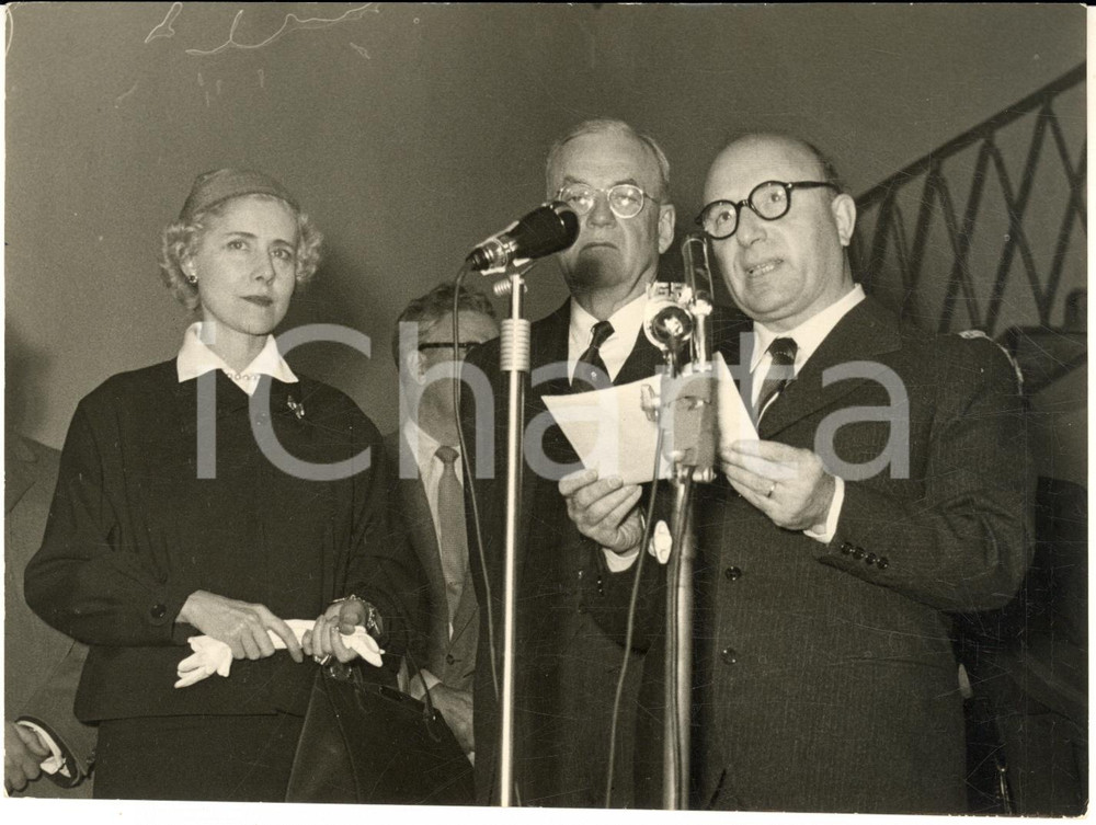 1954 CRENNA DI GALLARATE Clare BOOTHE LUCE John FOSTER DULLES Mario SCELBA