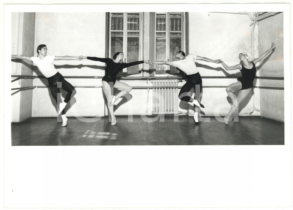 Fotografia d epoca originale 1961 TORINO BALLETTO Prove Jazz Play  Giancarlo VANTAGGIO Margherita PECOL 1