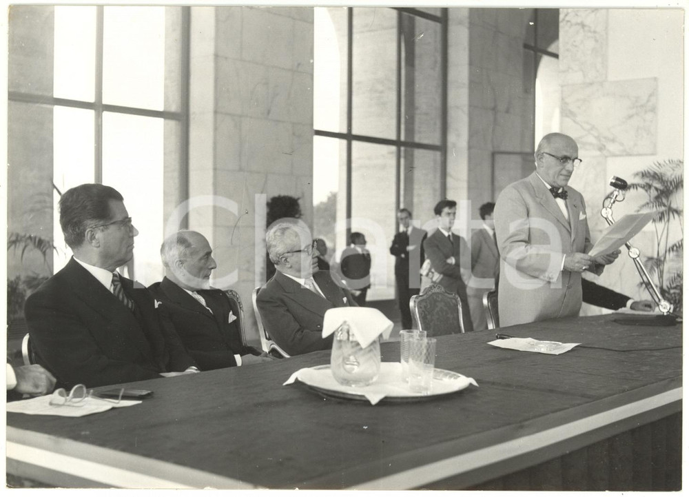 1956 ROMA EUR Consegna nuova sede Associazione Nazionale Cavalieri del Lavoro