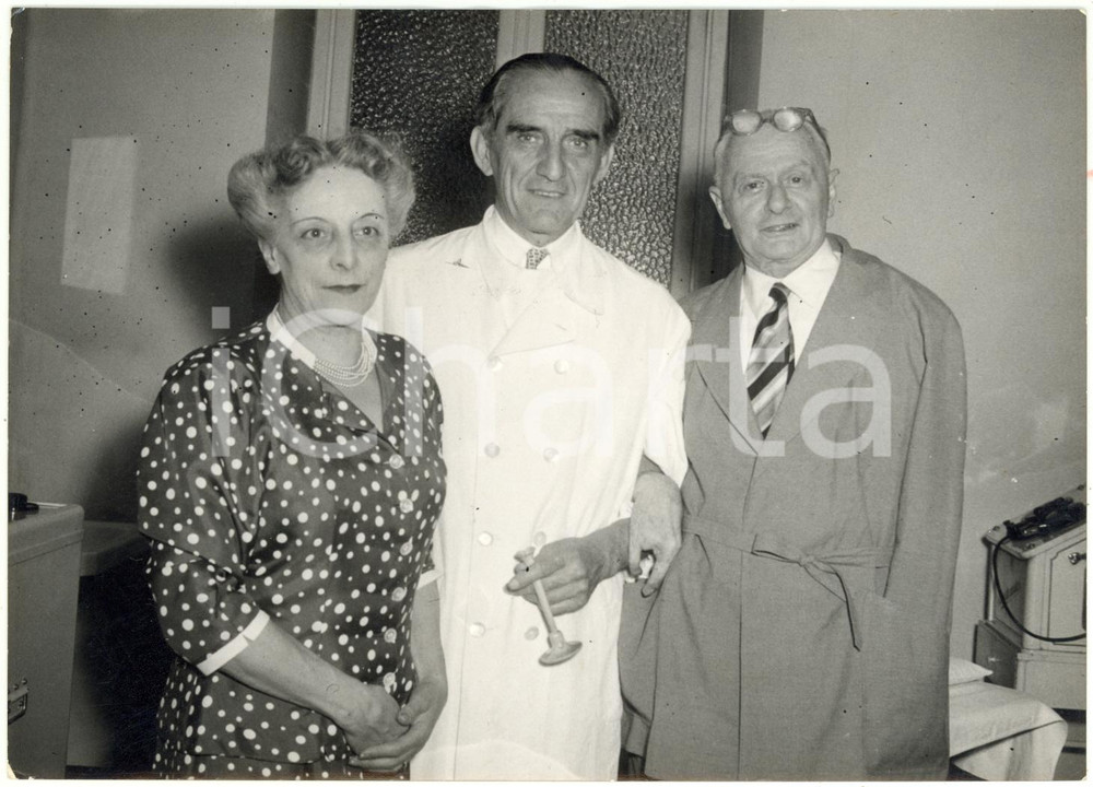 1955 TORINO Radiologo Mario PONZIO dimesso dopo l'amputazione del braccio