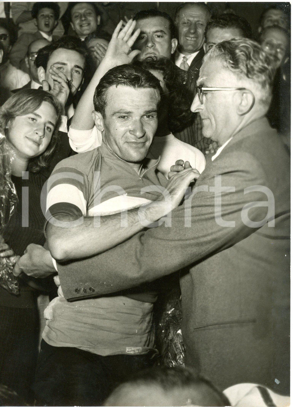 1956 LEGNANO - CICLISMO Coppa Bernocchi - Il vincitore Giorgio ALBANI *Foto