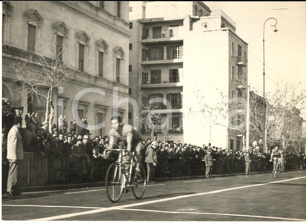 1956 CICLISMO CATANIA Giro di Sicilia - Colombo CASSANO vince in volata - Foto 