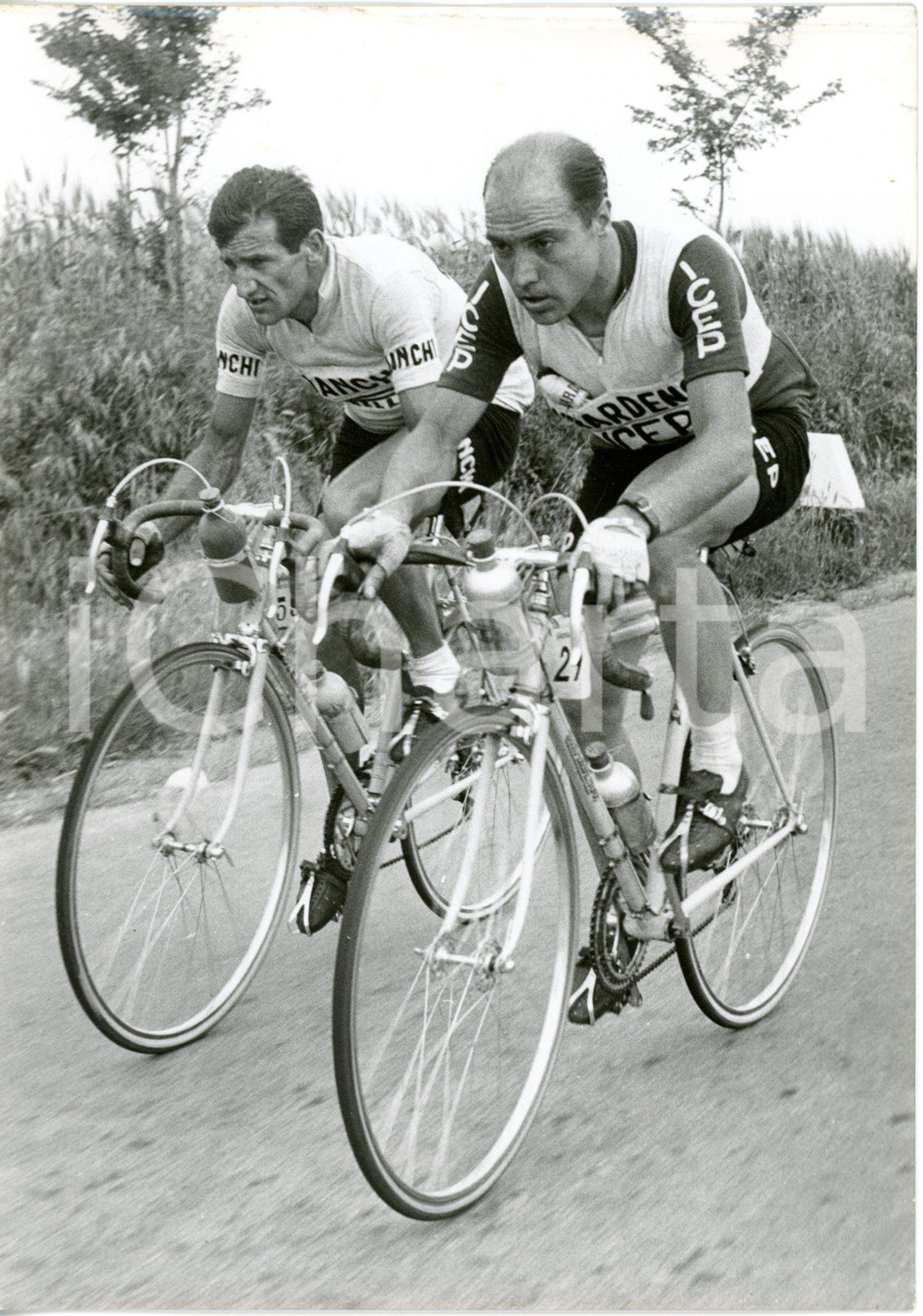 1956 CICLISMO 39° Giro d'Italia 10^ tappa - Giovanni PETTINATI e Miguel POBLET