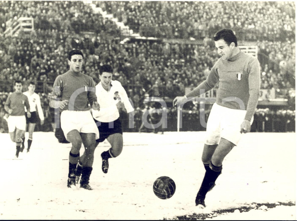 1958 CALCIO Coppa Internazionale - AUSTRIA-ITALIA Rino FERRARIO Ottavio BUGATTI