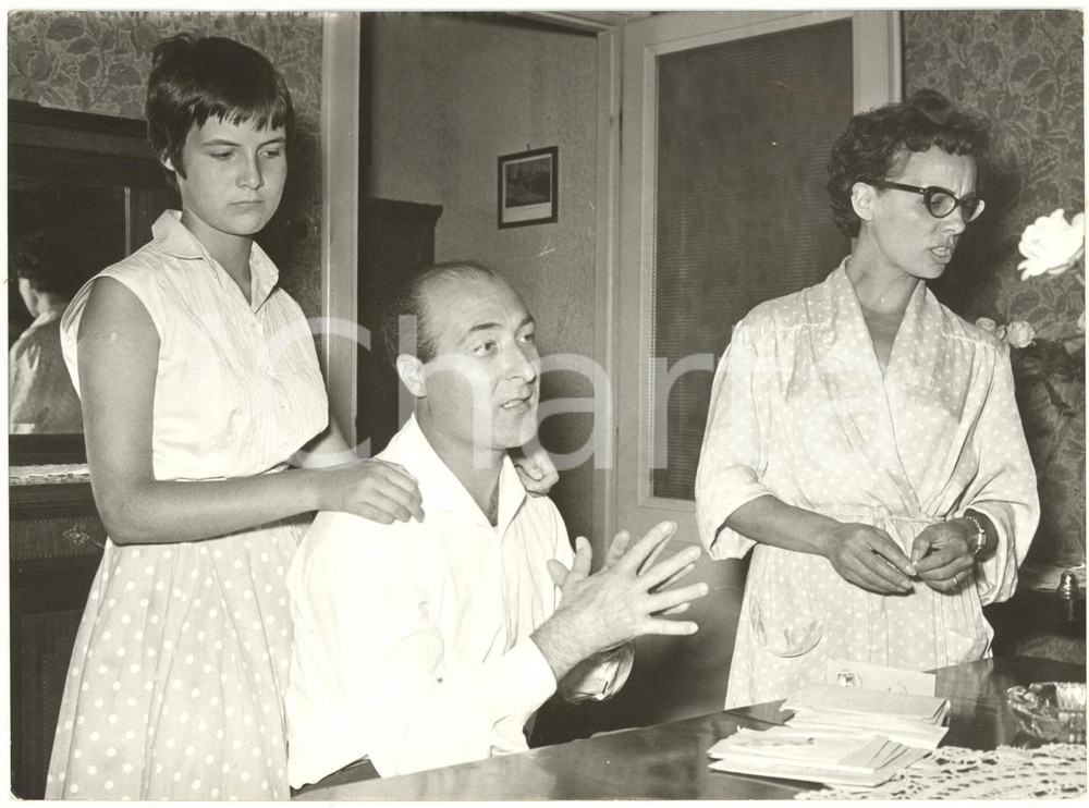1958 ROMA Eredità miliardaria dal Brasile - Raoul VITTECCI con la famiglia *Foto