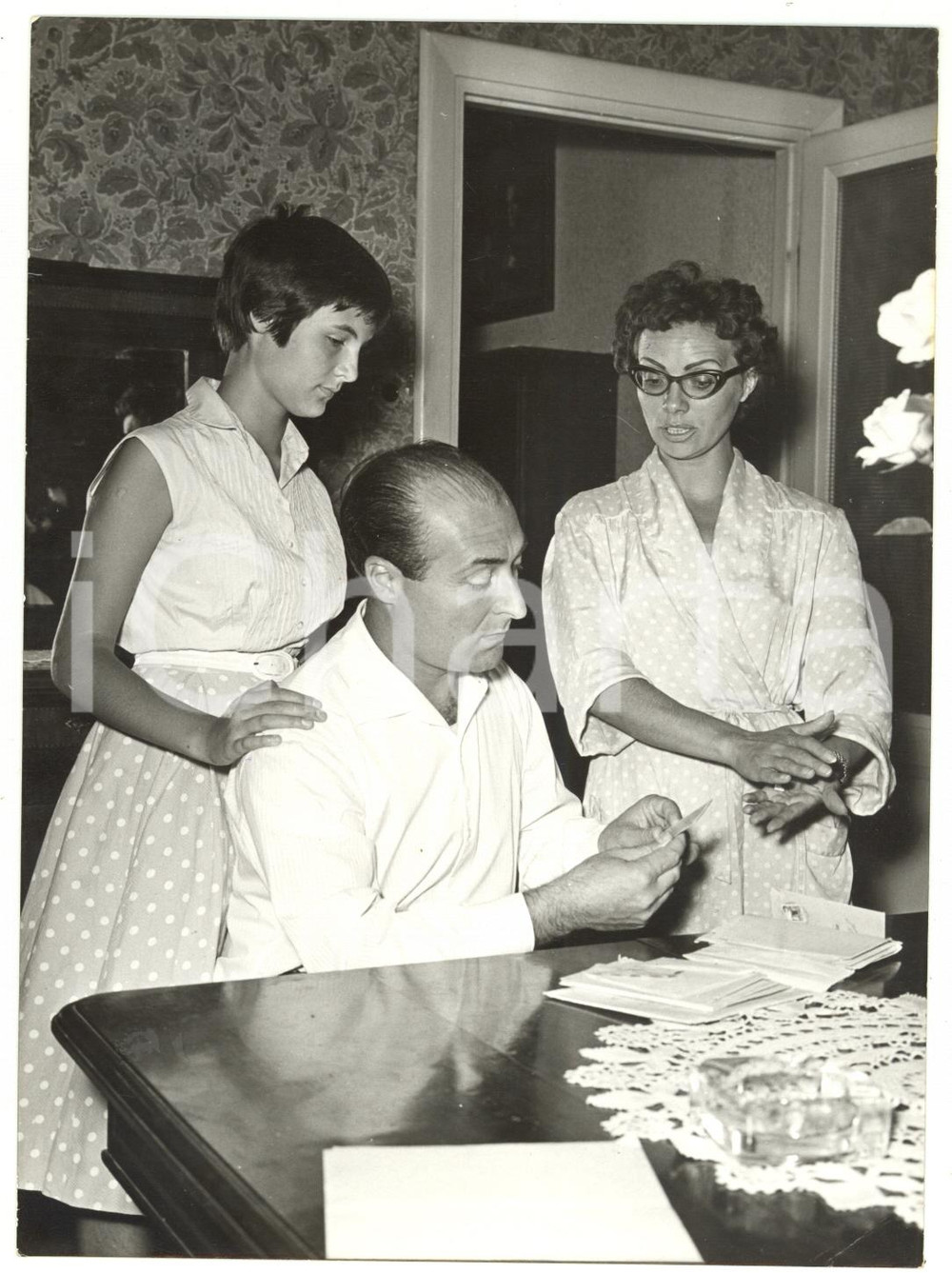 1959 ROMA Eredità miliardaria dal Brasile - Raoul VITTECCI con la famiglia ^Foto