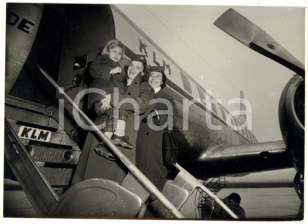 1957 TORINO Concorso TOPOLINO - Rosetta TONICELLO hostess per un giorno - KLM