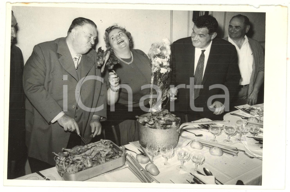 1958 CAVOUR "Festa dei Grassoni" - Concorrenti Speranza GORINI Felice ALBERONI