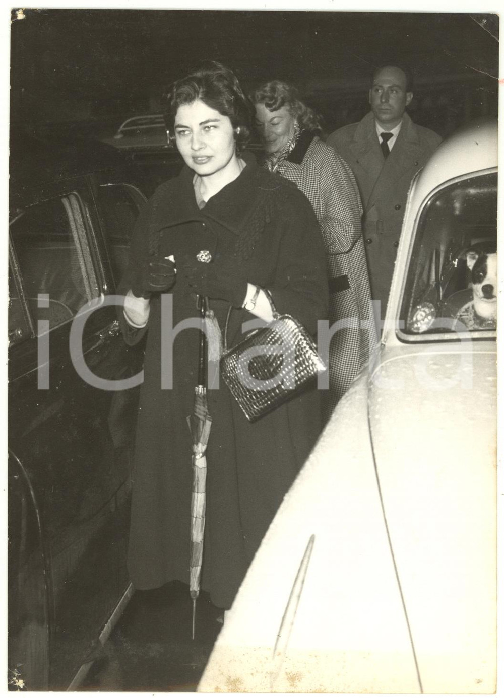 1959 ROMA Arrivo della principessa Soraya al cinema "Arcobaleno" *Foto 13x18 cm