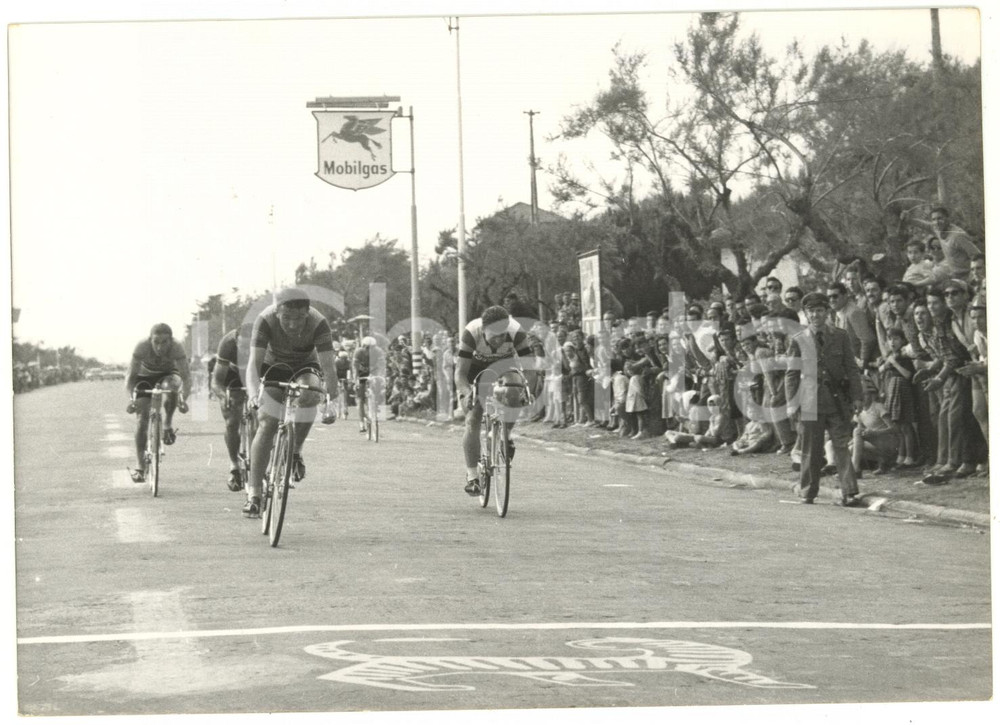 1955 ANCONA CICLISMO Giro d'Italia - Giorgio ALBANI vince la 13^ tappa in volata