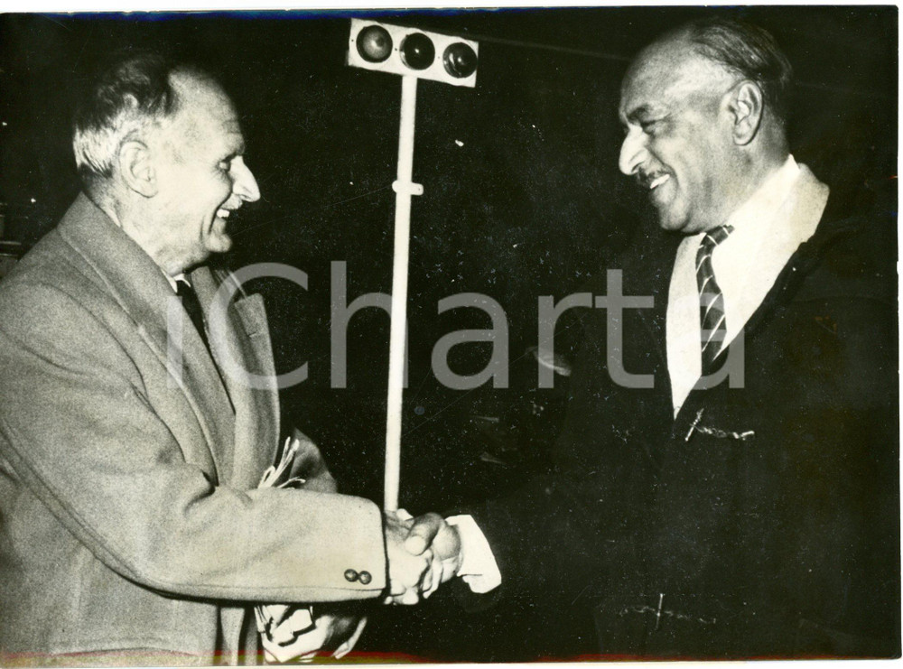 1960 NEW DELHI Palam airport - Bernard LAW MONTGOMERY Kodandera SUBBAYA THIMAYYA