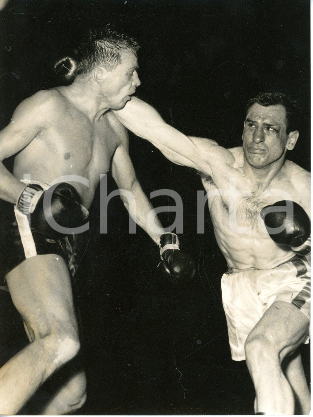 1957 MILANO BOXE Europei pesi mediomassimi - Artemio CALZAVARA vs Gerhard HECHT