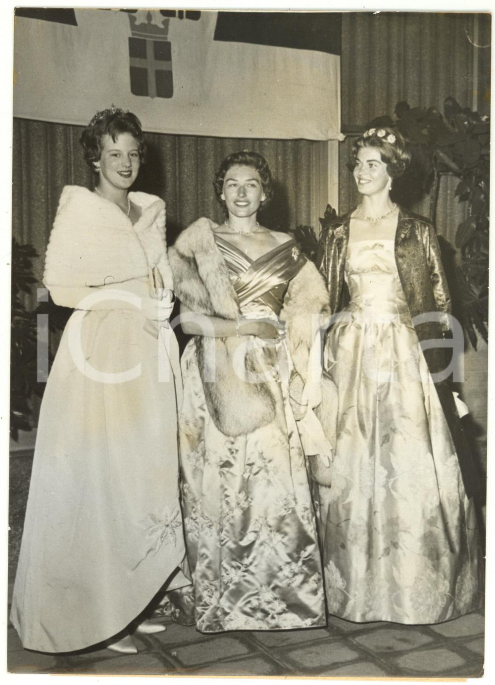 1960 HOLLYWOOD - Three Scandinavian princesses attending WAIF Charity Ball