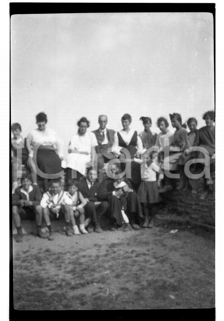 Fotografia d epoca originale 6x9cm NEGATIVO ORIGINALE  1920 MONTE GENEROSO LUGANO in gita sul monte 3 1