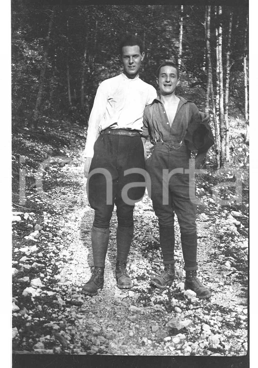6x9cm NEGATIVO ORIGINALE*1921 FRIULI MONTE TRICORNO Militari e reduci in festa 2