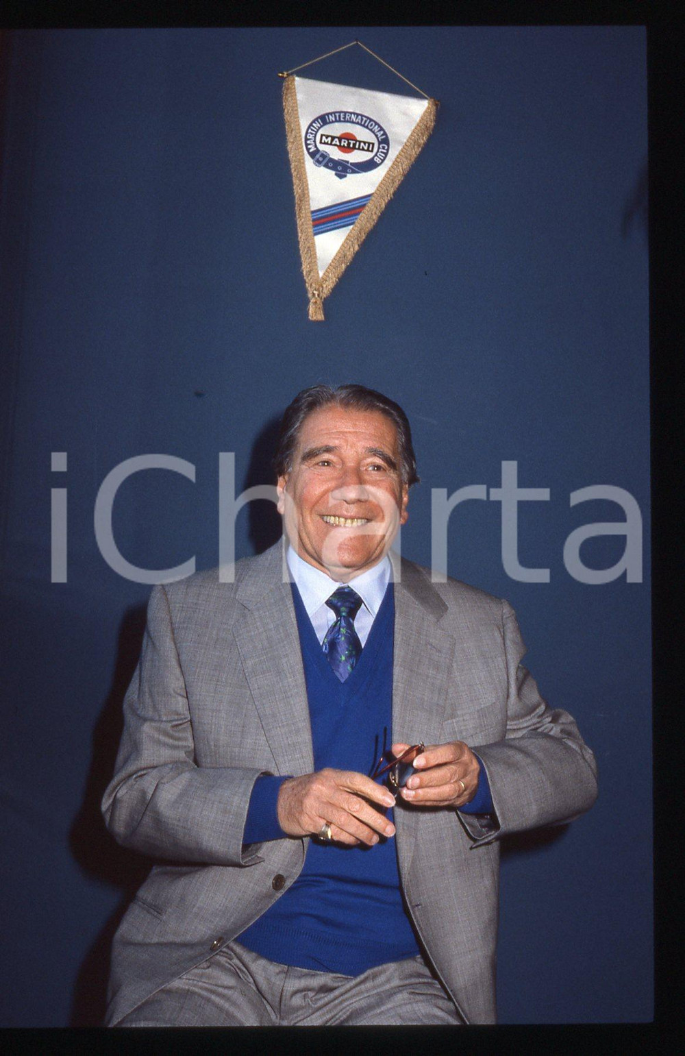 35mm vintage slide* 1990ca MILANO Pietro DE VICO alla Terrazza Martini (4)