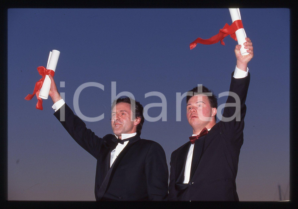Fotografia d epoca originale 35mm vintage slide 1996 CANNES Pascal DUQUENNE Daniel AUTEUIL Ritratto 13 1
