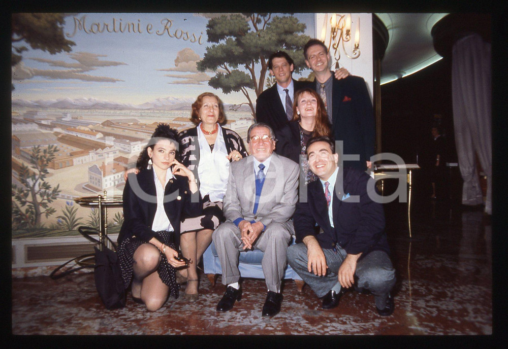 35mm vintage slide* 1990ca MILANO Pietro DE VICO Anna CAMPORI Terrazza Martini 6