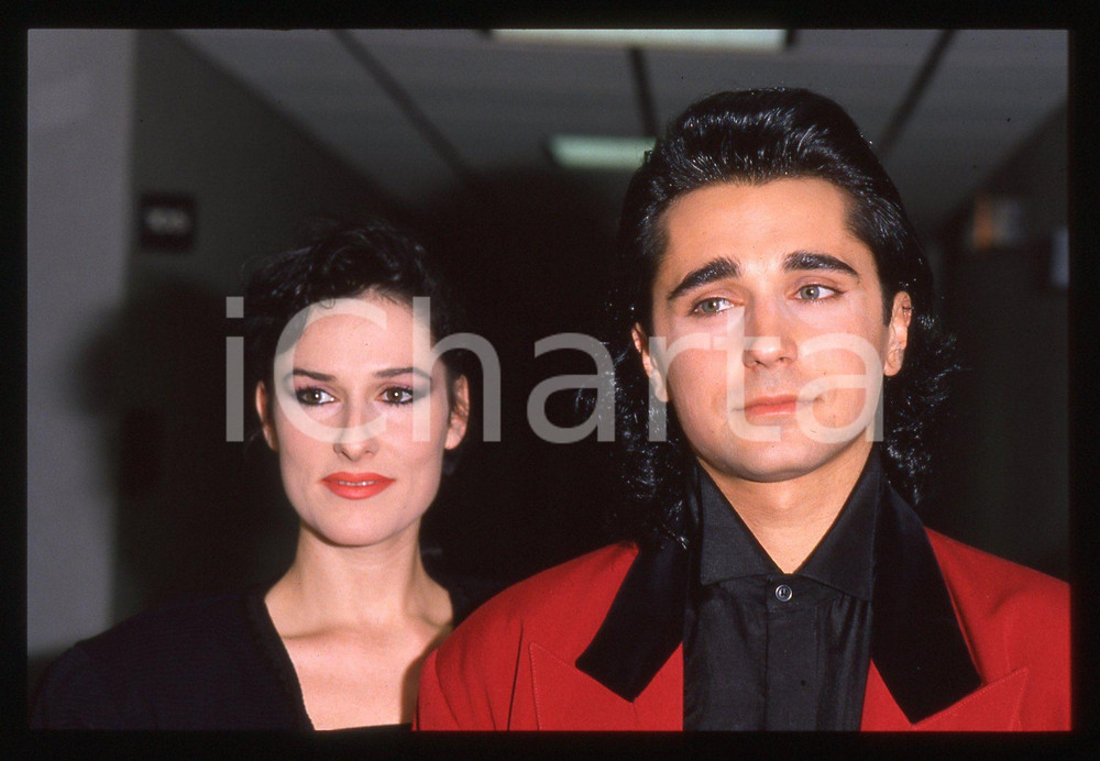 Fotografia d epoca originale 35mm vintage slide 1988 COLOGNO MONZESE SCIALPI Scarlett VON WOLLENMANN 1 1