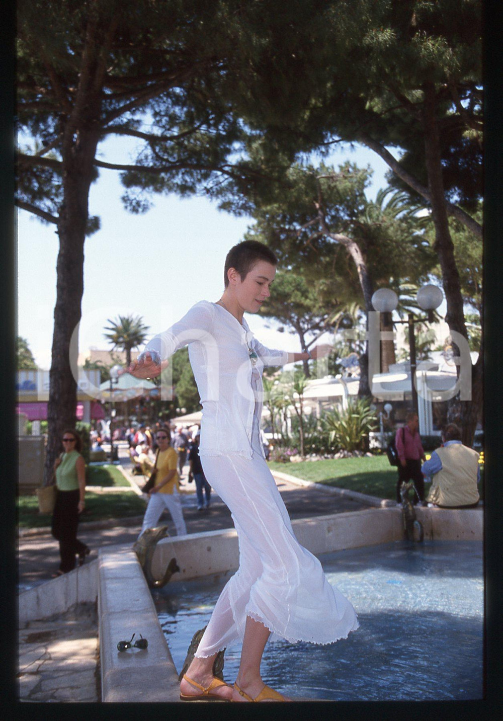 Fotografia d epoca originale 35mm vintage slide 1998 CANNES Stefania ROCCA Ritratto dell attrice 2 1
