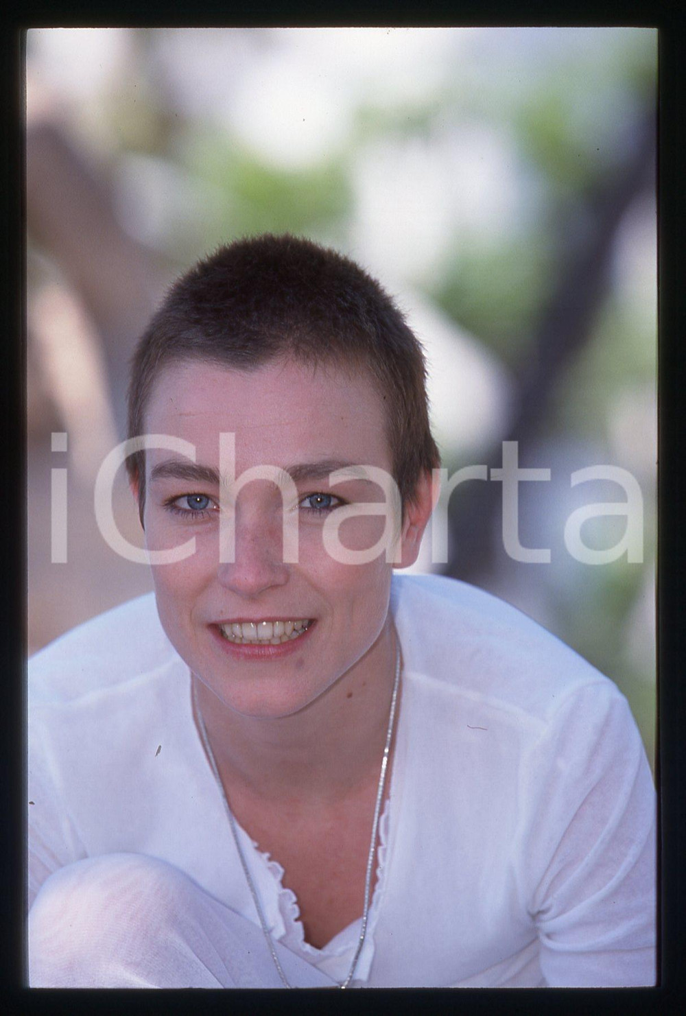 Fotografia d epoca originale 35mm vintage slide 1998 CANNES Stefania ROCCA Ritratto dell attrice 7 1