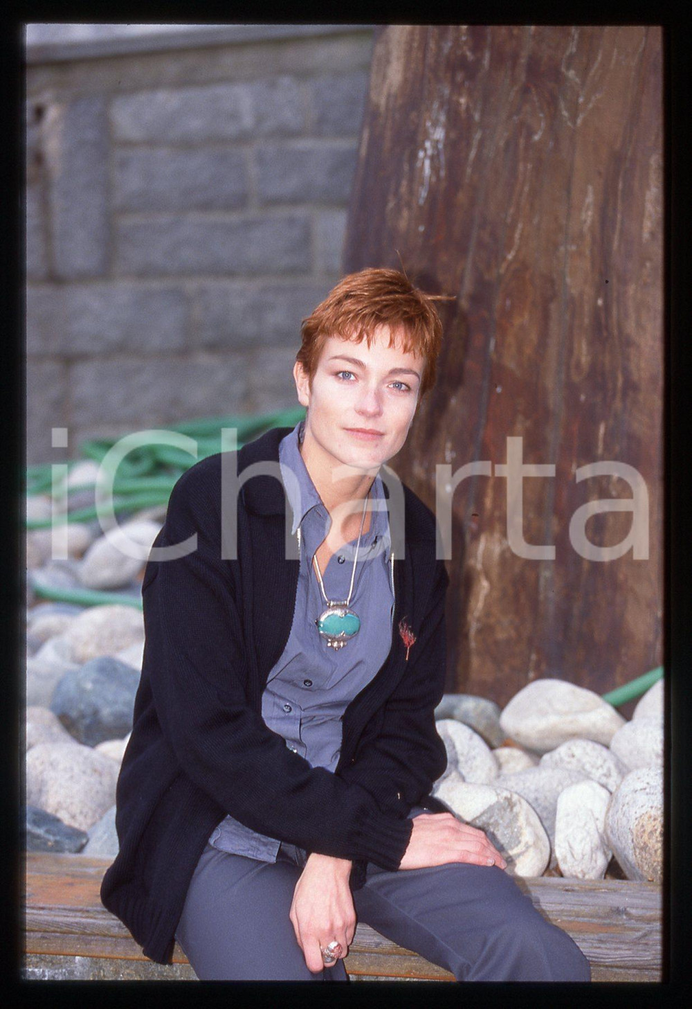 Fotografia d epoca originale 35mm vintage slide 1998 SAINT VINCENT Stefania ROCCA Ritratto dell attrice 14 1