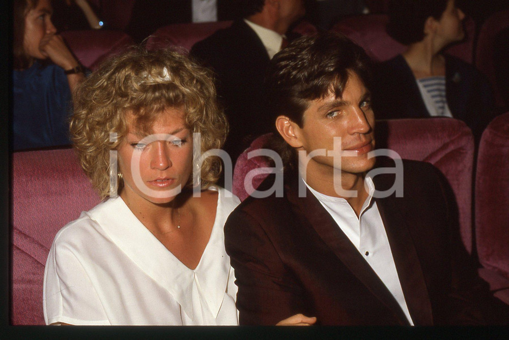 Fotografia d epoca originale 35mm vintage slide 1986 CANNES Eric ROBERTS Ritratto dell attore 2 1
