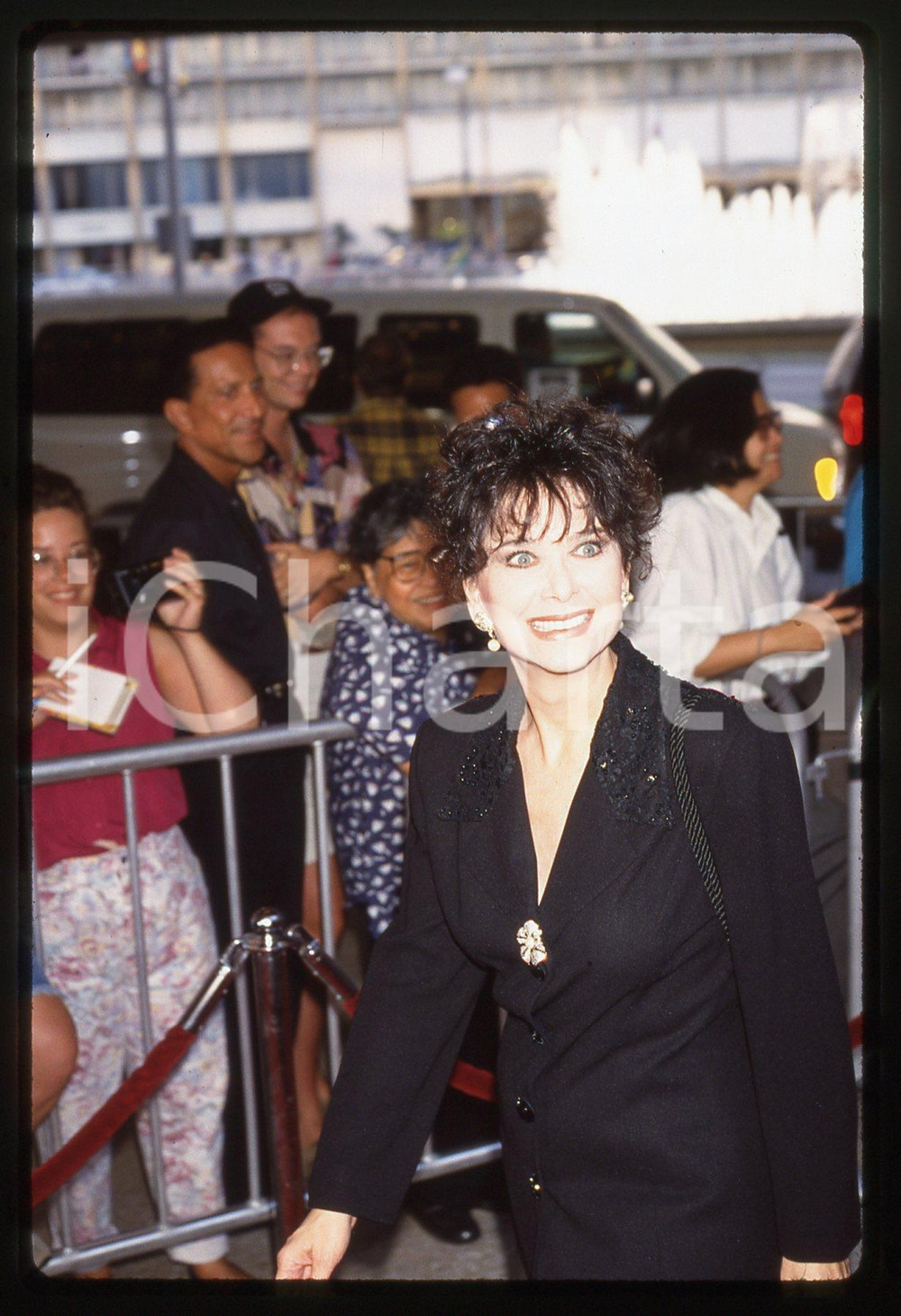 Fotografia d epoca originale 35mm vintage slide 1993 LOS ANGELES Susanne PLESHETTE Ritratto dell attrice 2 1