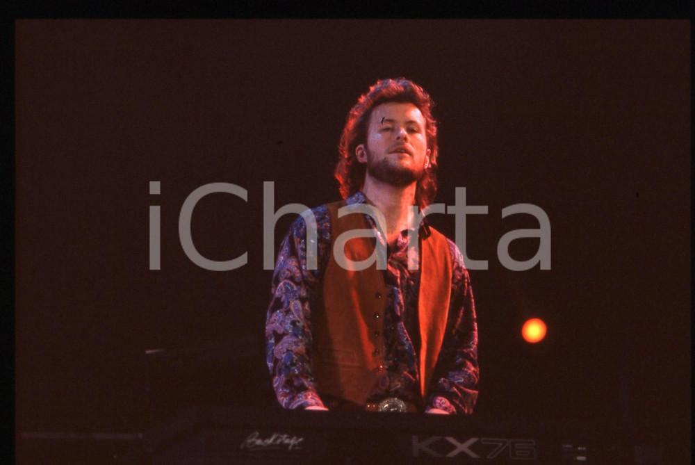 35mm vintage slide* 1990ca MUSICA Magne FURUHOLMEN degli A-HA Ritratto (1)