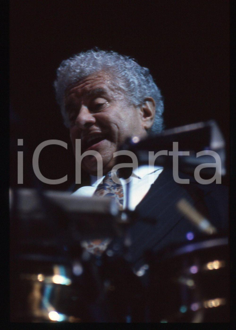 35mm vintage slide* 1994 FORUM DI ASSAGO Tito PUENTE Ritratto del musicista (27)