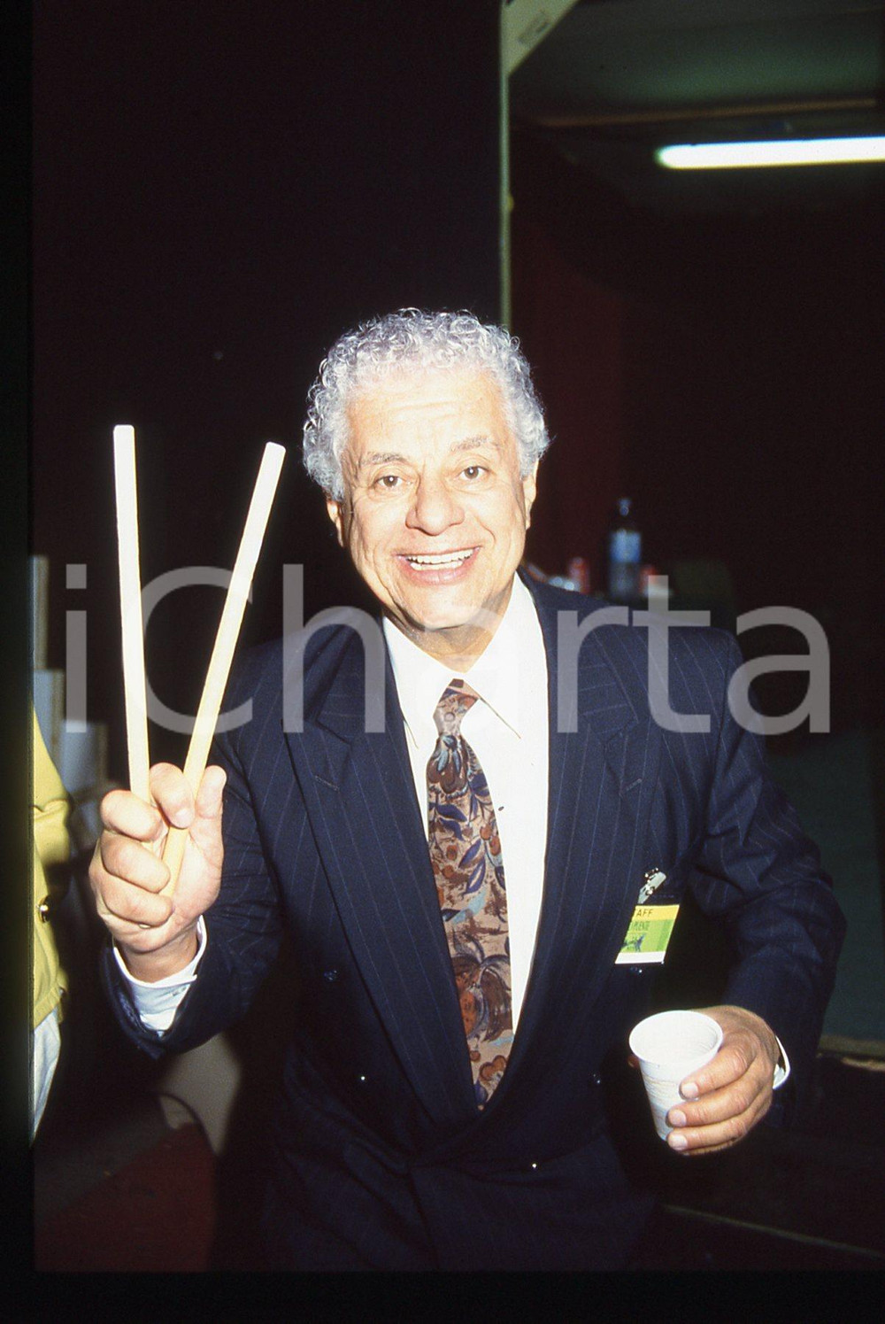 35mm vintage slide* 1994 FORUM DI ASSAGO Tito PUENTE Ritratto del musicista (48)