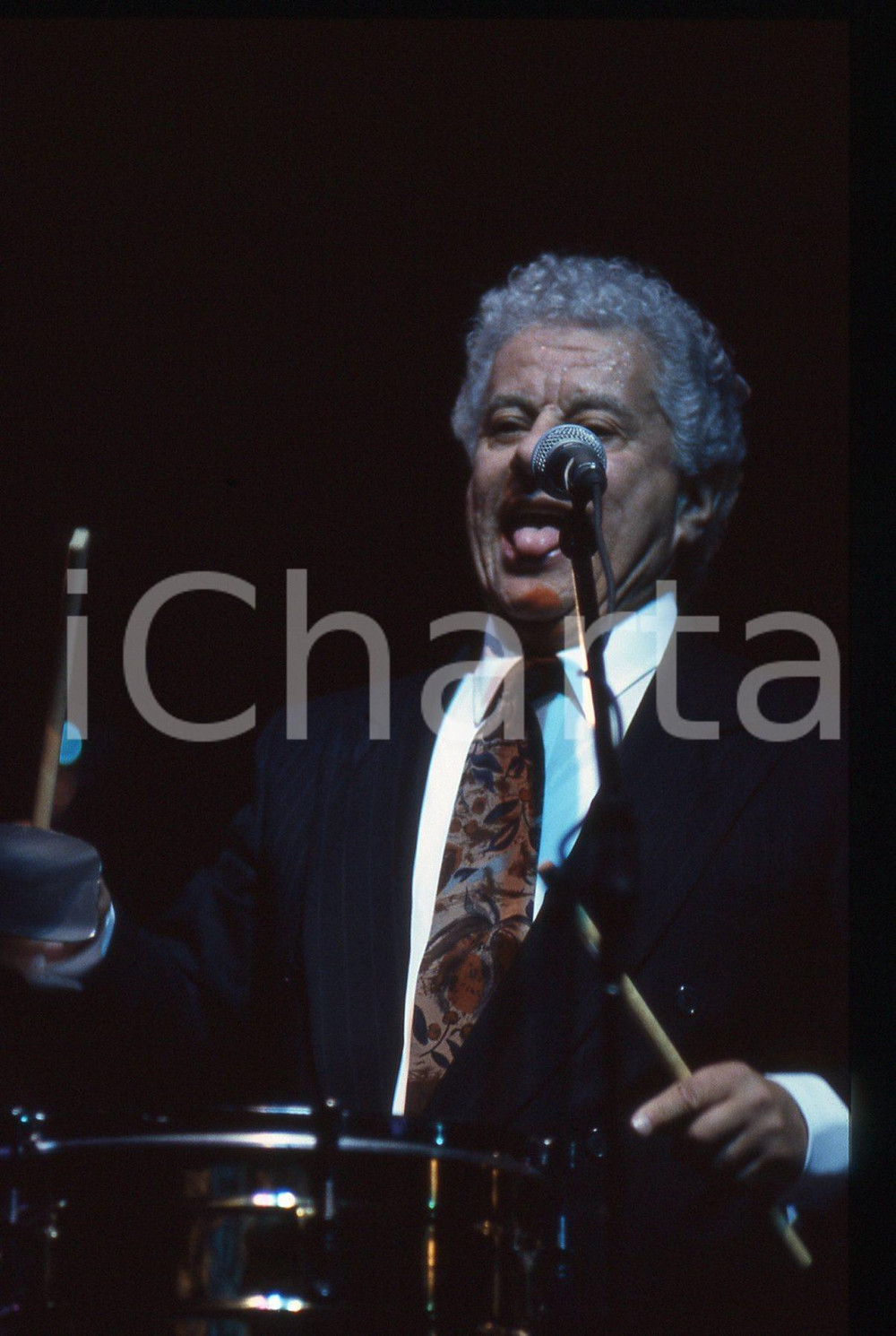 35mm vintage slide* 1994 FORUM DI ASSAGO Tito PUENTE Ritratto del musicista (50)