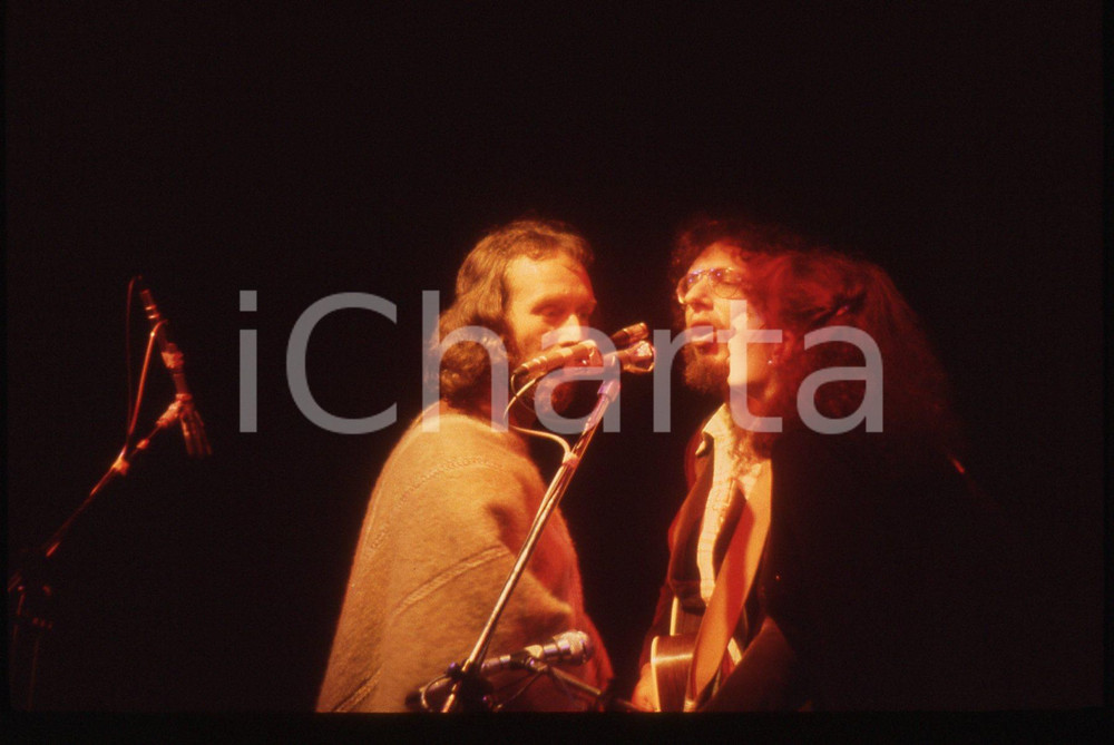 35mm vintage slide* 1982 MILANO David BROMBERG in concerto - Teatro Cristallo 9