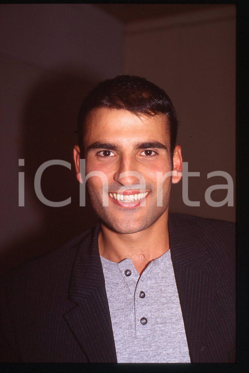 35mm vintage slide* 1994 FESTIVAL ITALIANO Sal DA VINCI Ritratto del cantante 4