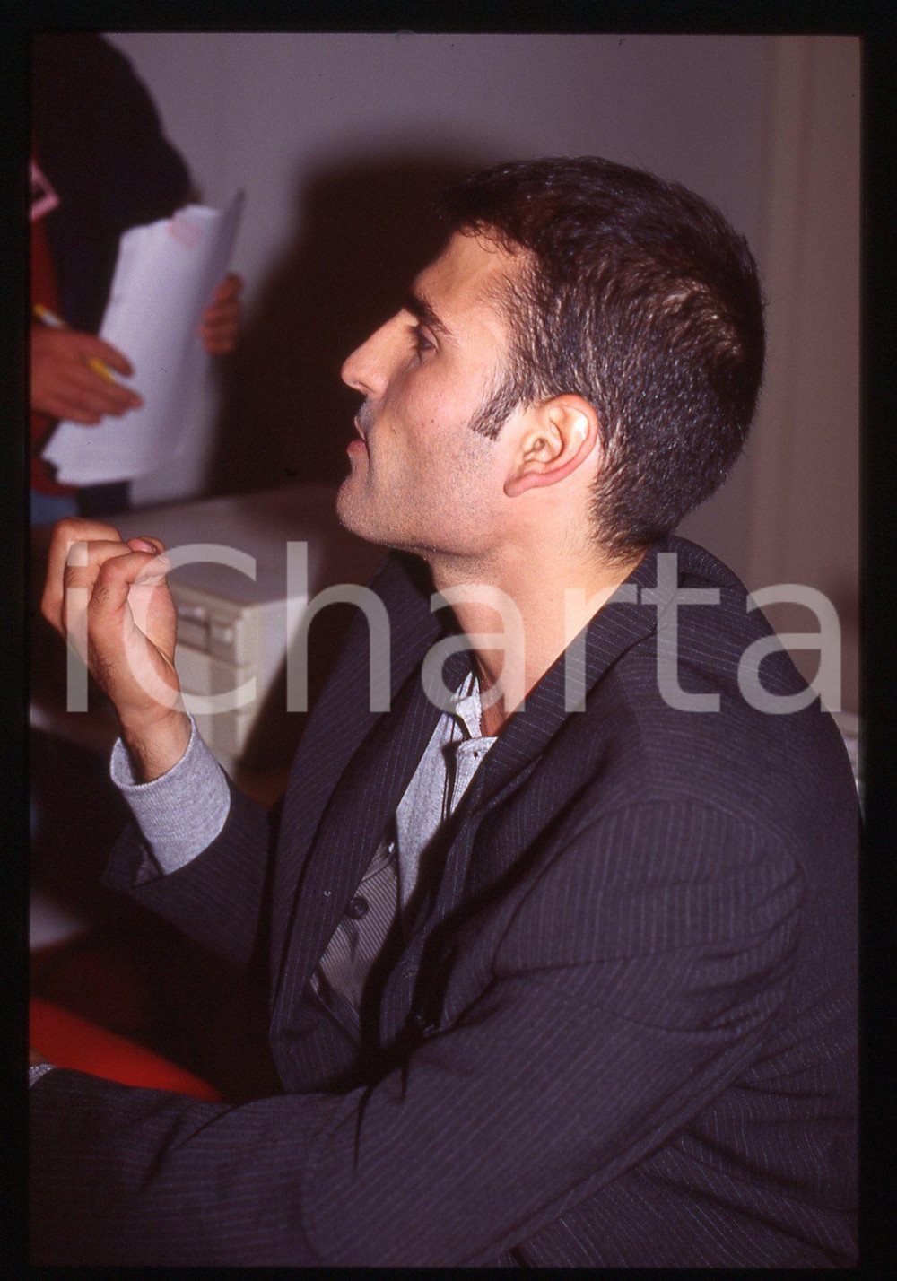 35mm vintage slide* 1994 FESTIVAL ITALIANO Sal DA VINCI Ritratto del cantante 8