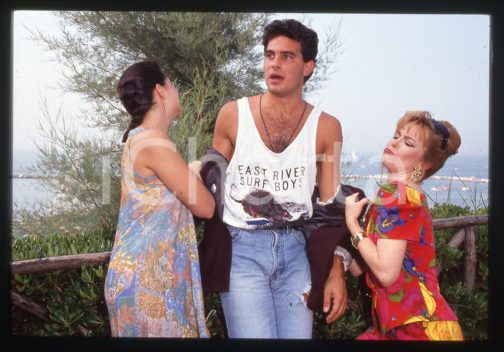 35mm vintage slide* 1991 GABICCE MARE Richard STEINMETZ Linda COOK Rena SOFER 3