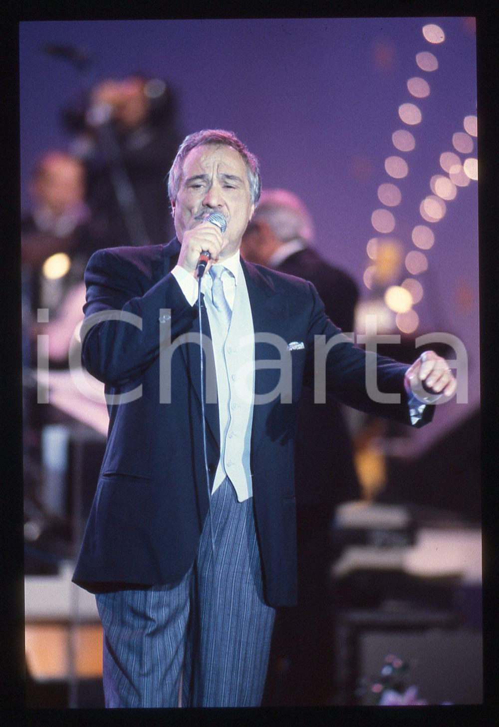 35mm vintage slide* 1995ca ITALIA MUSICA Nunzio GALLO Ritratto del cantante (8)