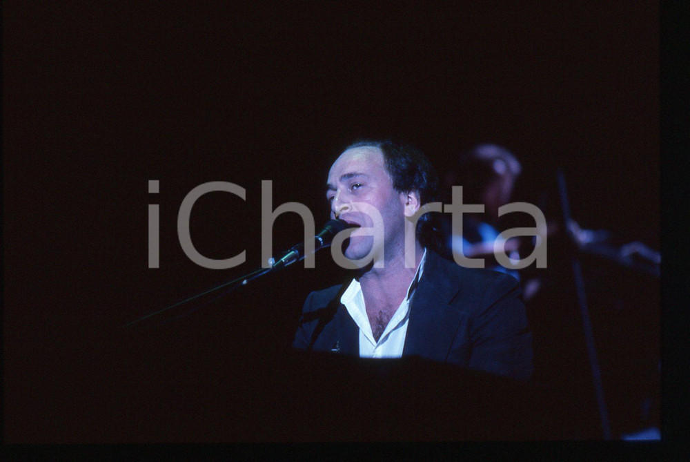 35mm vintage slide* 1986 SANREMO Mimmo LOCASCIULLI in concerto - Premio Tenco 4