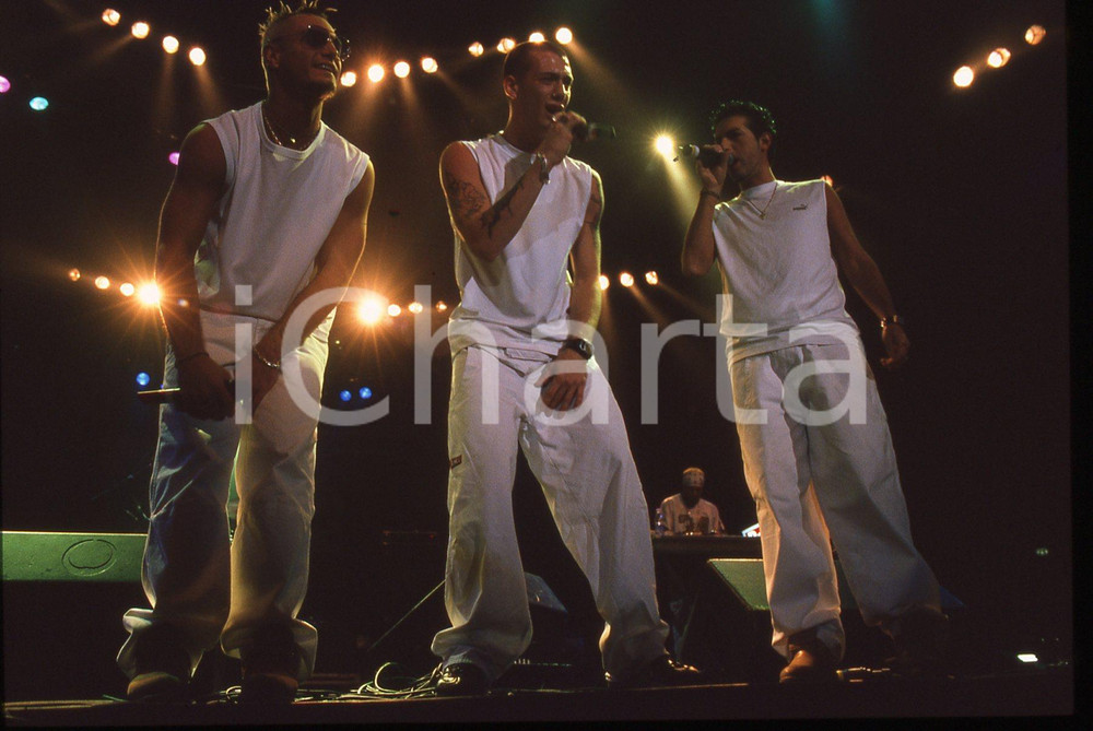 35mm vintage slide*1999 SANREMO ROCK FESTIVAL - GEMELLI DIVERSI Thema e Strano 2