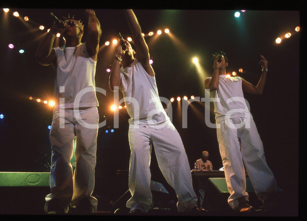 35mm vintage slide*1999 SANREMO ROCK FESTIVAL - GEMELLI DIVERSI Thema e Strano 4