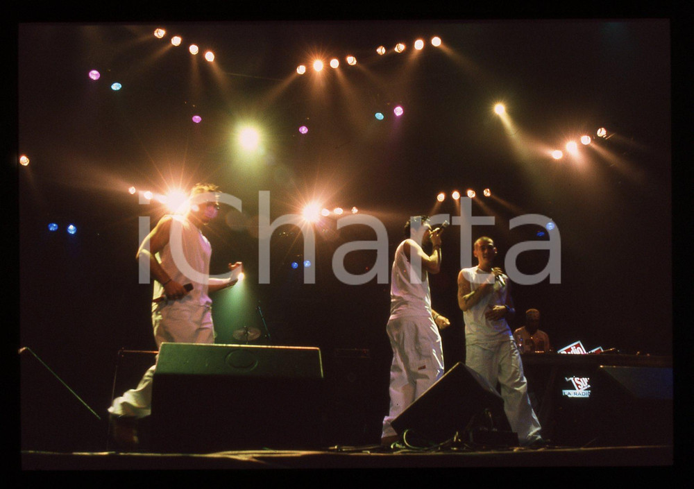 35mm vintage slide*1999 SANREMO ROCK FESTIVAL - GEMELLI DIVERSI Thema e Strano 5